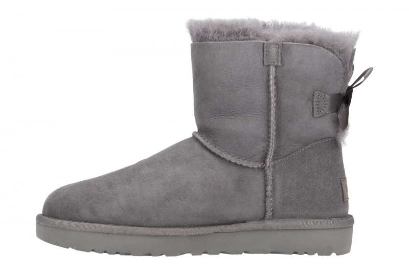 UGG Stiefel grau Mini Bailey Bow II