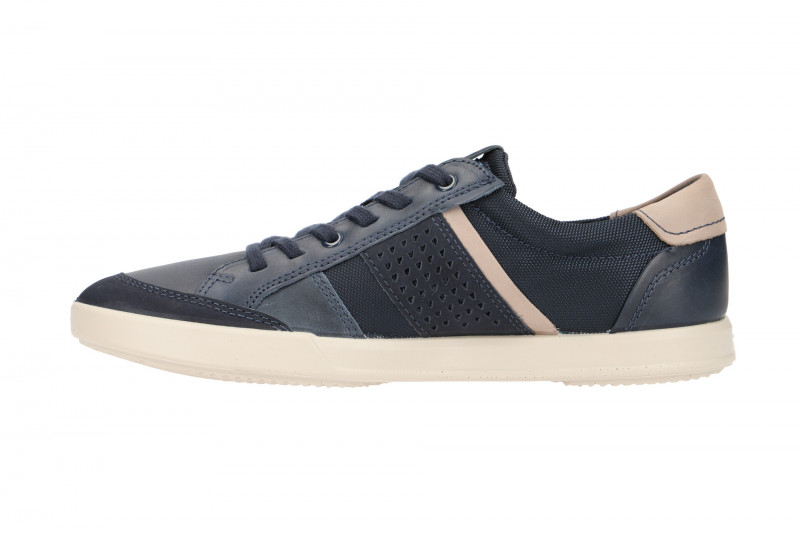 Ecco Collin Schnür Schuhe blau grau
