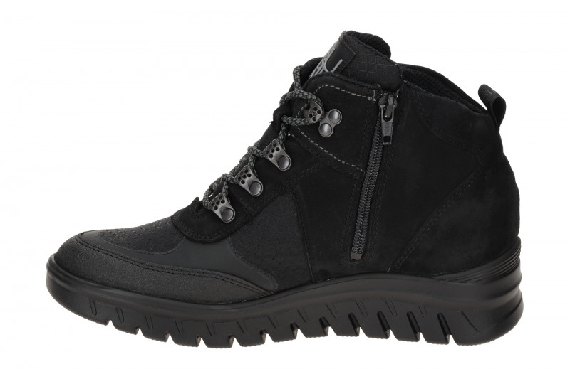 Waldläufer Biggi Warmfutter Stiefeletten schwarz H-Weite Wasserdicht
