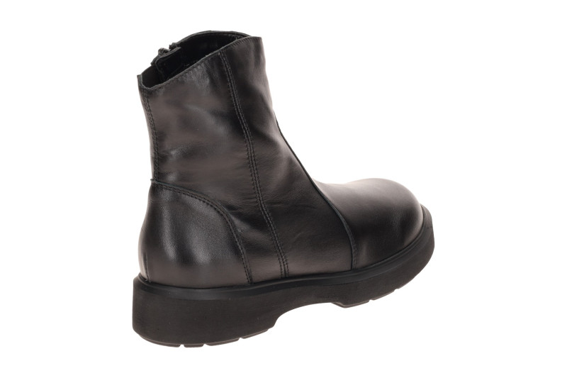 Waldläufer Quinn Stiefelette schwarz H-Weite Zip Boots dünn gefüttert