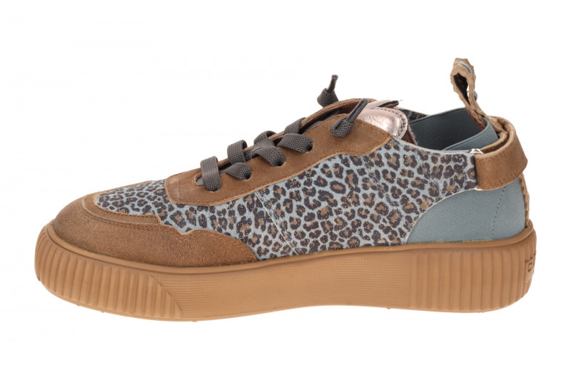 CRICKIT Paria Leo Stretch Sneaker blau braun