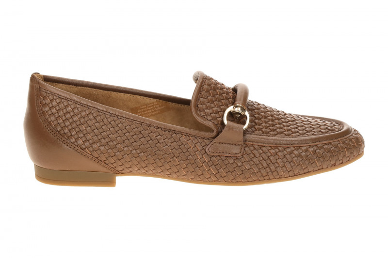 Gabor Slipper Loafer braun geflochten 85.218.28
