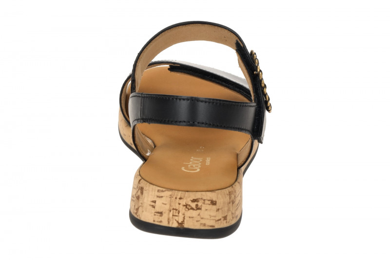 Gabor Sandale schwarz Nappa Klett 82.734.57