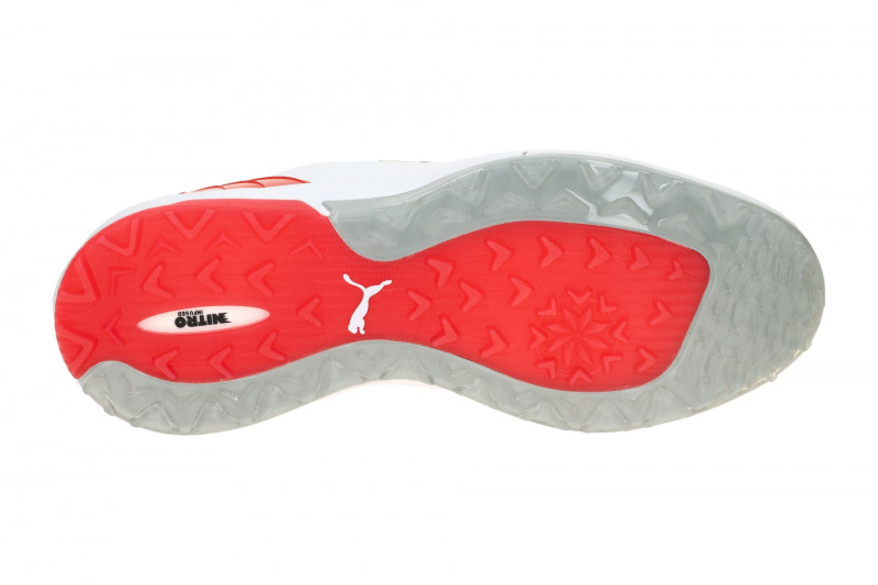 Puma Alphacat Nitro Schuhe weiß rot Golfschuhe 378692