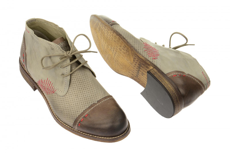 Bello Stiefelette braun grau - HER18