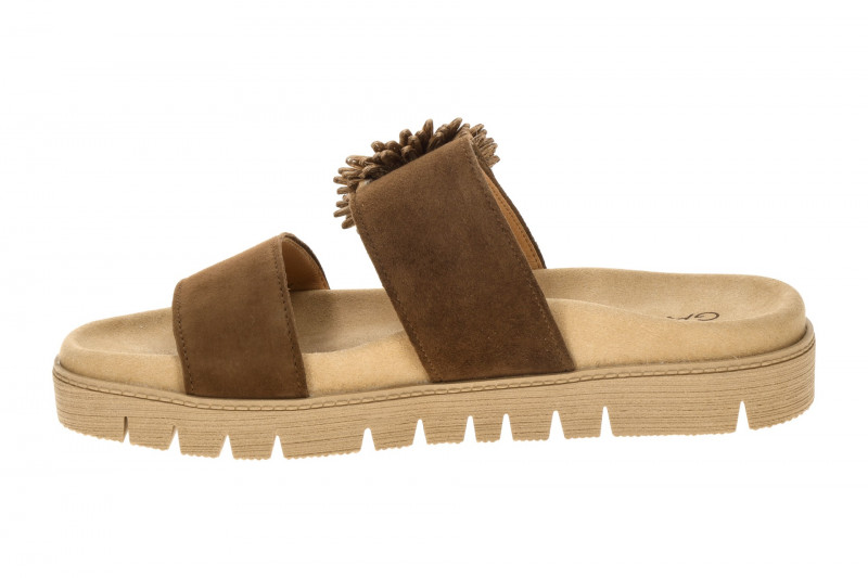 Gabor Pantolette braun cacao Velour 83.743.18