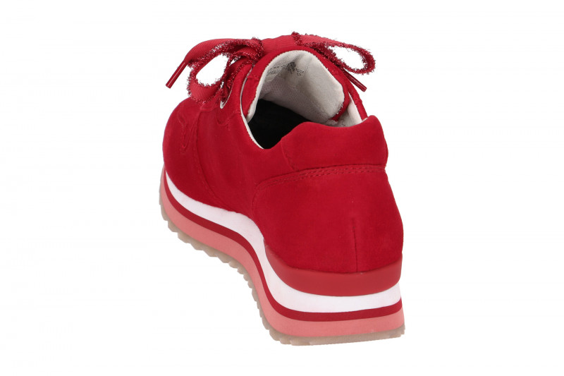 Gabor York Schuhe rot Plateau Sneaker