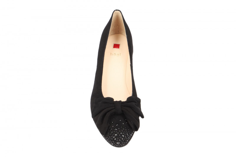 Högl Keil Pumps schwarz Swarovski Crystals
