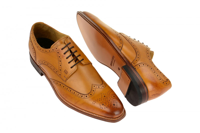 Gordon & Bros Milan Schuhe braun tan Rahmengenäht 4371