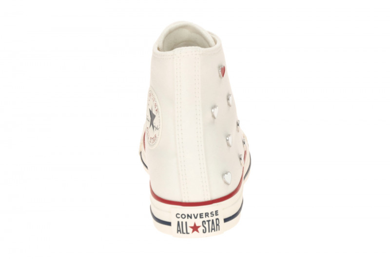 Converse Schuhe Chuck Taylor All Star Hi weiß creme Herzen