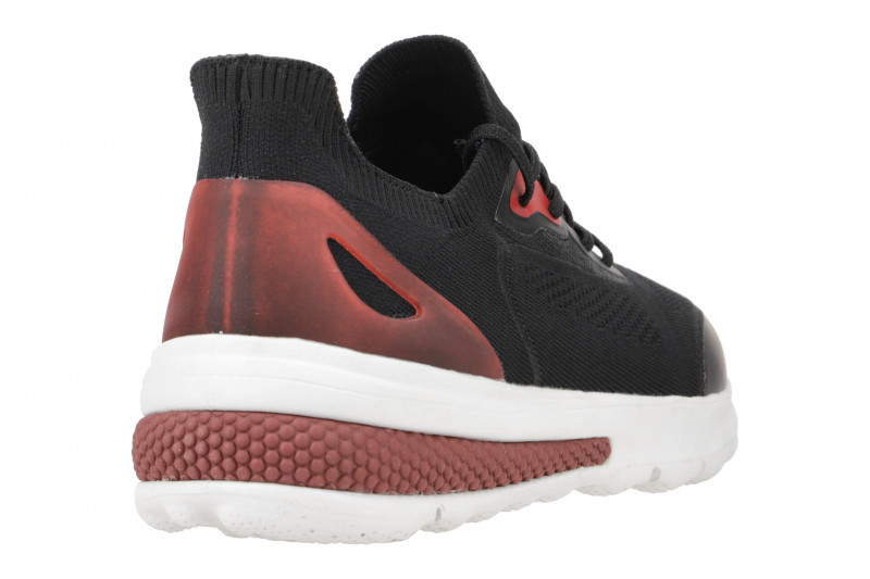 Geox Spherica Actif Schuhe Slipper schwarz rot U35BAA