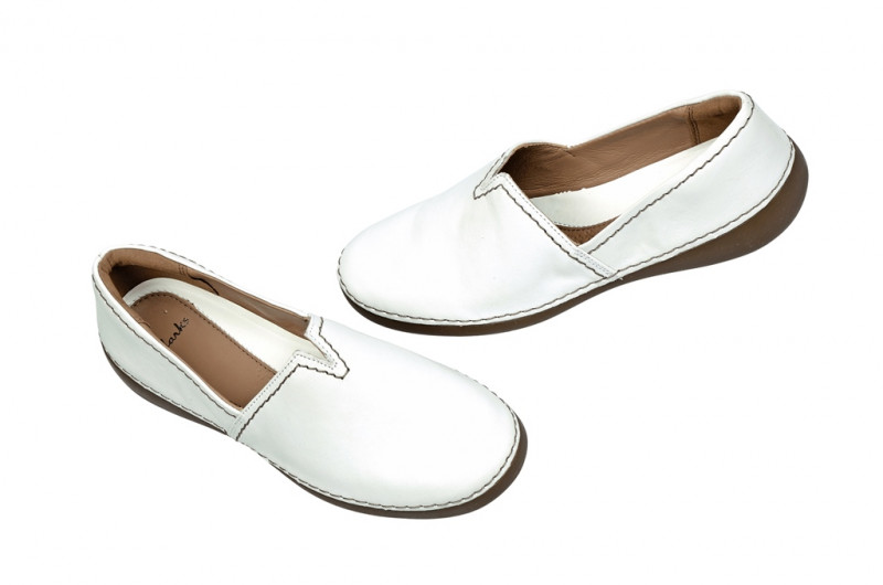 Clarks Fashion Lady Schuhe in weiß Slipper 20353762