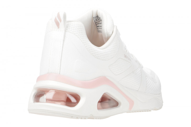 Skechers UNO Schuhe weiß rosa Damen Sneakers 177420