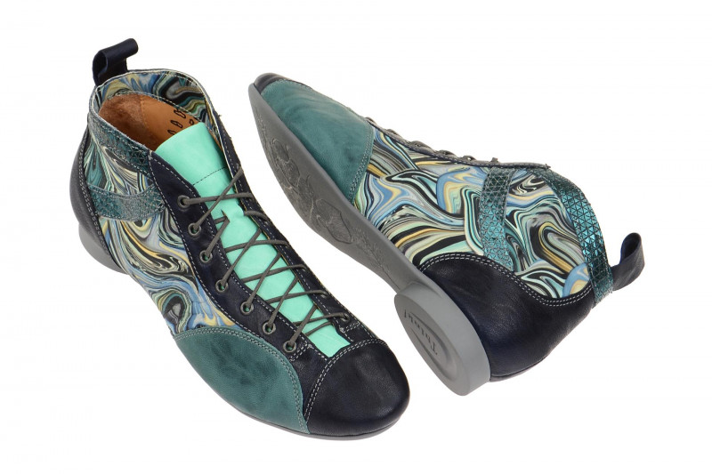 Think Guad Stiefelette blau kombi 0-80288-88
