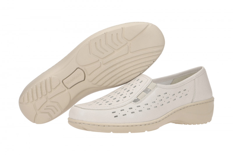 Waldläufer Kya Slipper Schuhe grau perl 607503