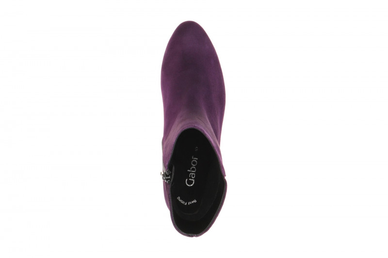 Gabor Stiefelette lila purple Velour 75.680.13