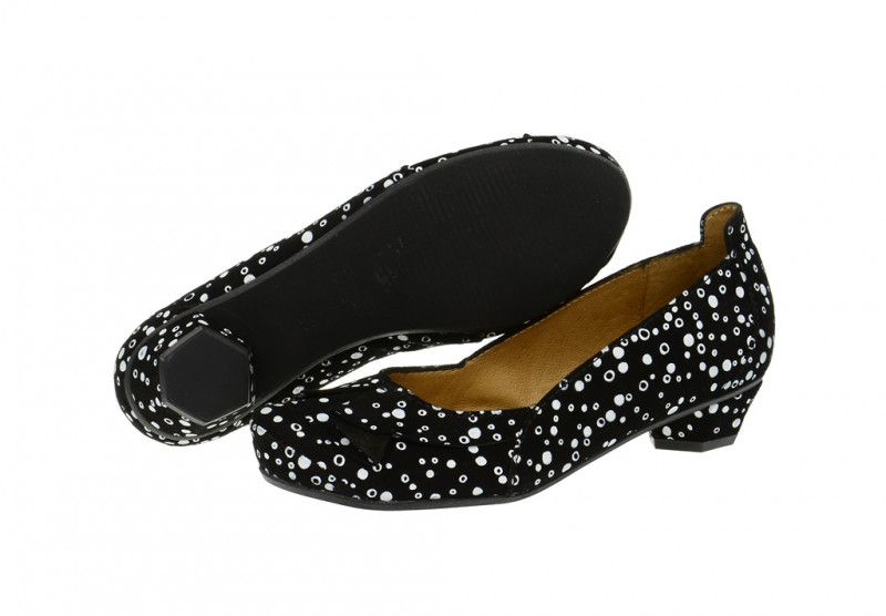 Tiggers Sara Pumps schwarz + weiße Punkte