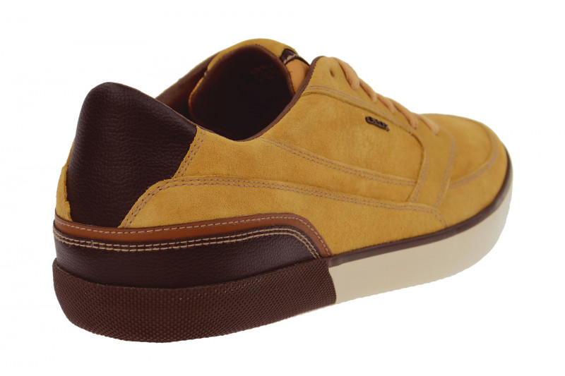 Geox Box Schuhe gelb Nubuck - U44R3A