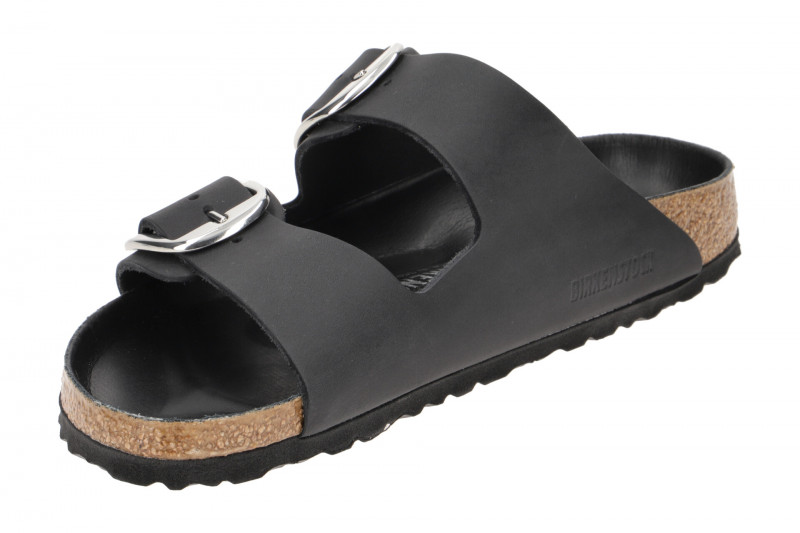 Birkenstock Arizona Big Buckle Pantolette schwarz Normal-Weit 1011074