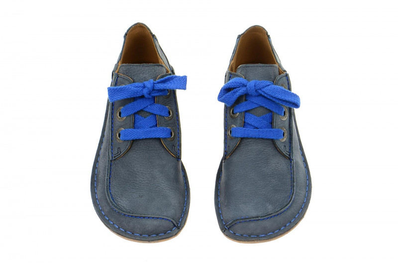 Clarks Funny Dream Schuhe blau Nubuck 26105914 4
