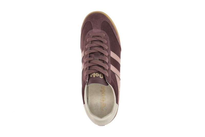 Gola Torpedo Damen Sneakers Schuhe lila braun Velour CLB761