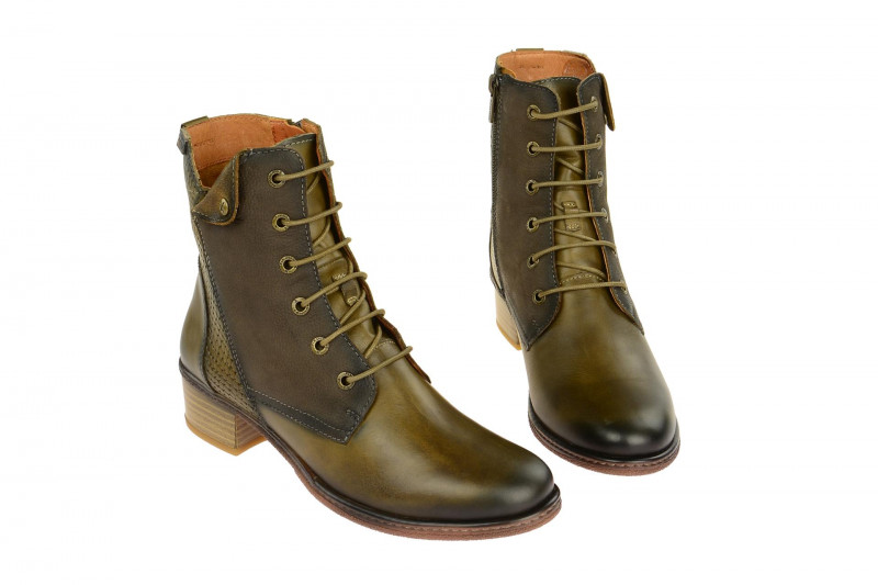 Pikolinos Zaragoza Stiefel grün moos