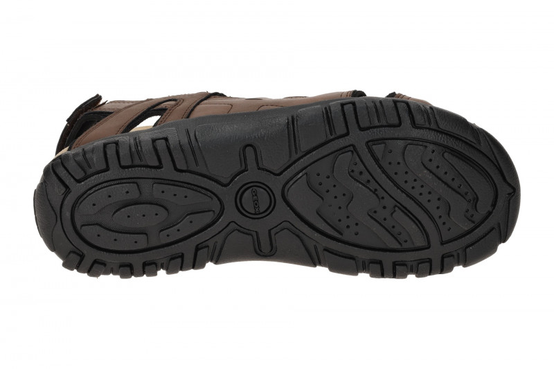 Geox Strada Outdoor Sandale braun schwarz U4524C
