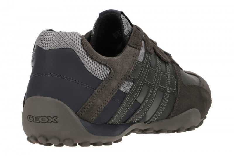 Geox Snake Schuhe Sneakers grau blau U4207K