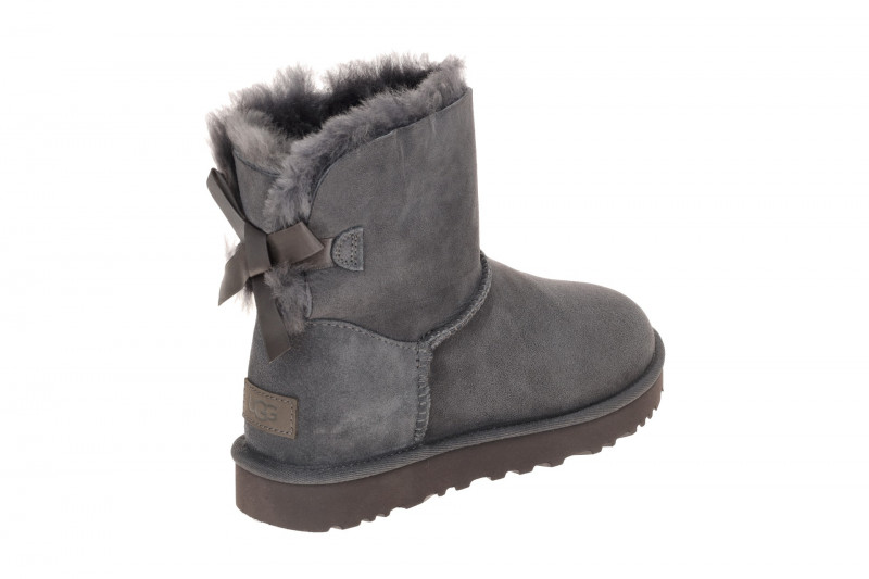 UGG Mini Bailey Bow 2 Stiefel grau obsidian 1016501