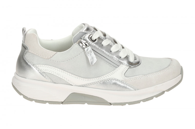 Gabor RollingSoft Schuhe weiß silber 86.877.62