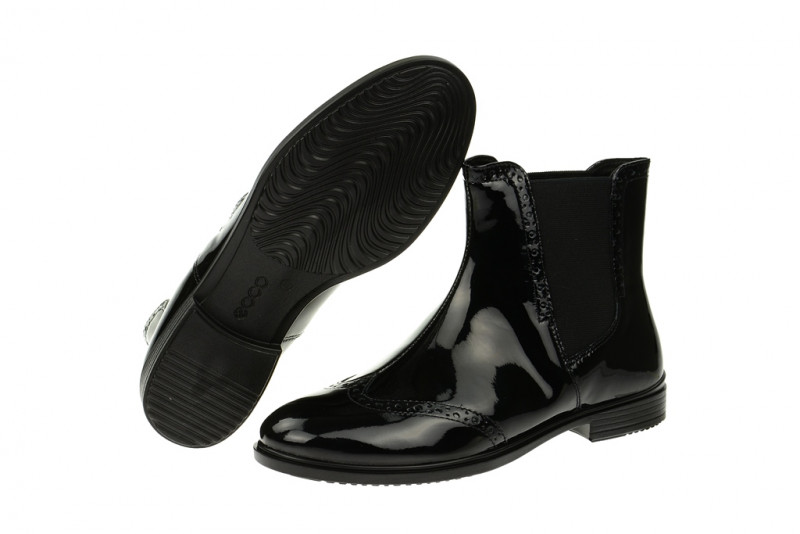 Ecco Touch 15 B Stiefelette schwarz Lack 26161304001