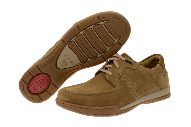 Clarks Fenway Edge Schuhe braun tan