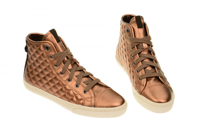 Geox New Club Stiefel kupfer metallic D4258A