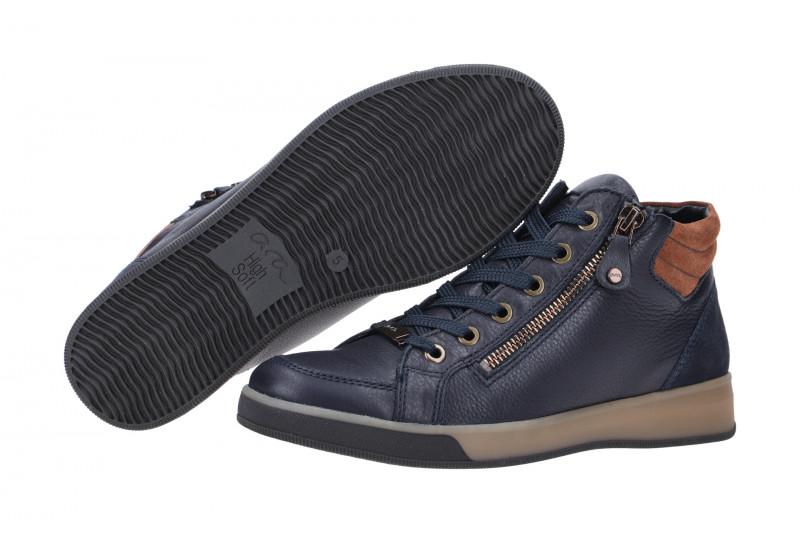 ARA Rom Schuhe Sneaker Mid Cut dunkel-blau 12-44499