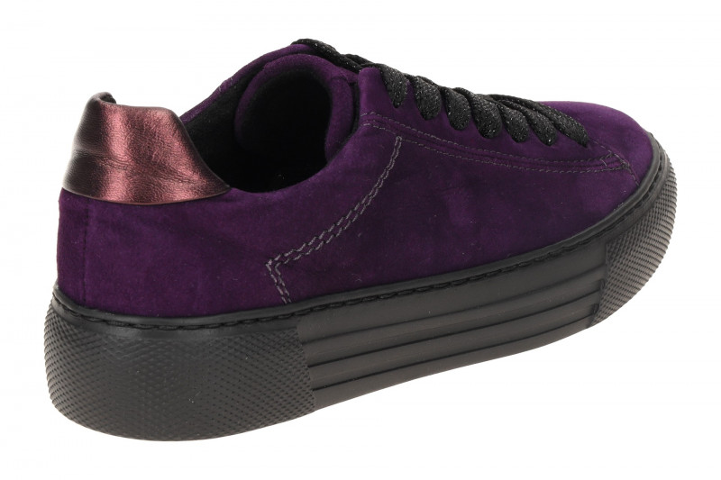 Gabor Comfort Florenz Sneakers lila Samt 56.460.49