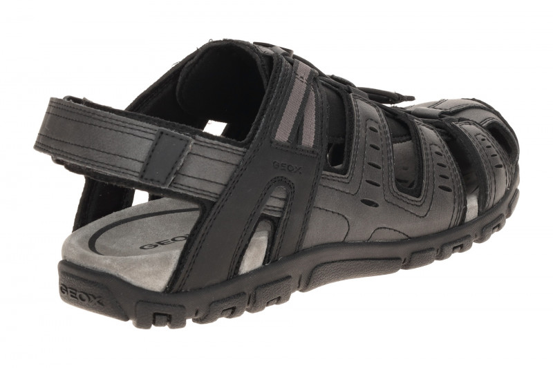 Geox Strada Outdoor Sandale schwarz U4524C