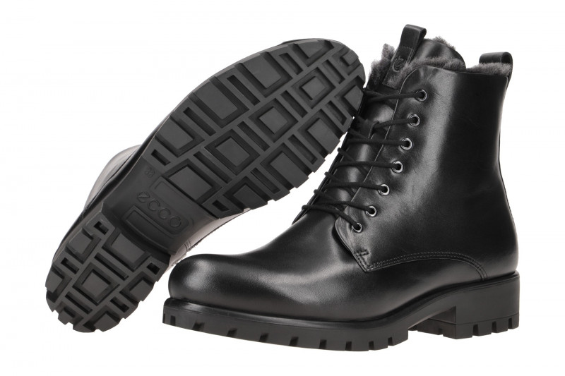 ecco Modtray Stiefelette schwarz Warmfutter