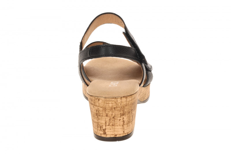 Gabor Plateau Sandalette schwarz Glattleder 82.072.57
