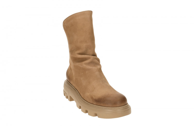 Paul Green Stiefelette braun tan Nubuck 8253