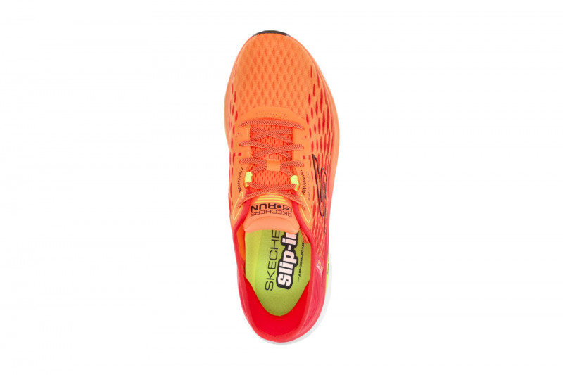 Skechers MAX CUSHIONING Sneakers Schuhe orange rot Slip-Ins 220510