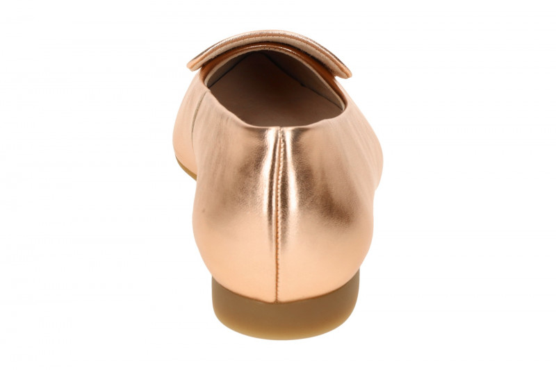 Paul Green Ballerinas rose metallic Leder-Kappe 3792