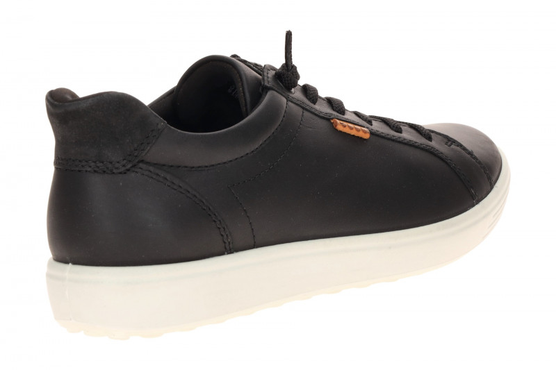 Ecco Soft 7 Schuhe Slipper schwarz Easy Slip Gummizug 490583