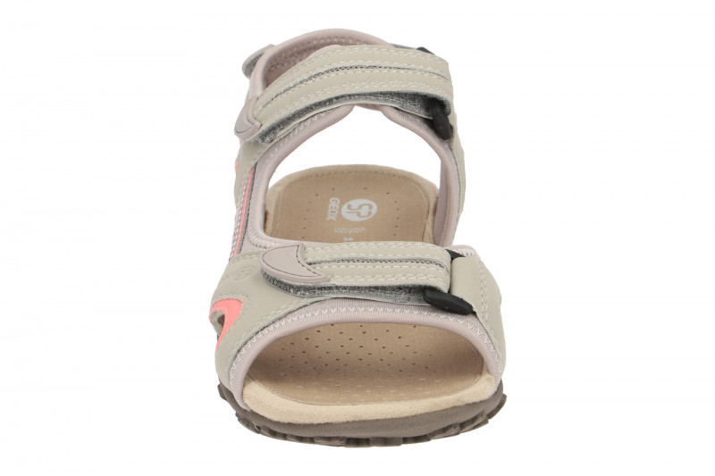 Geox Strel Damen Sandale grau rosa D9225B