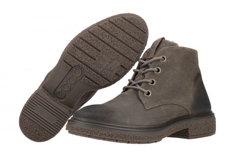 Ecco CrepeTray Damen Stiefelette grün
