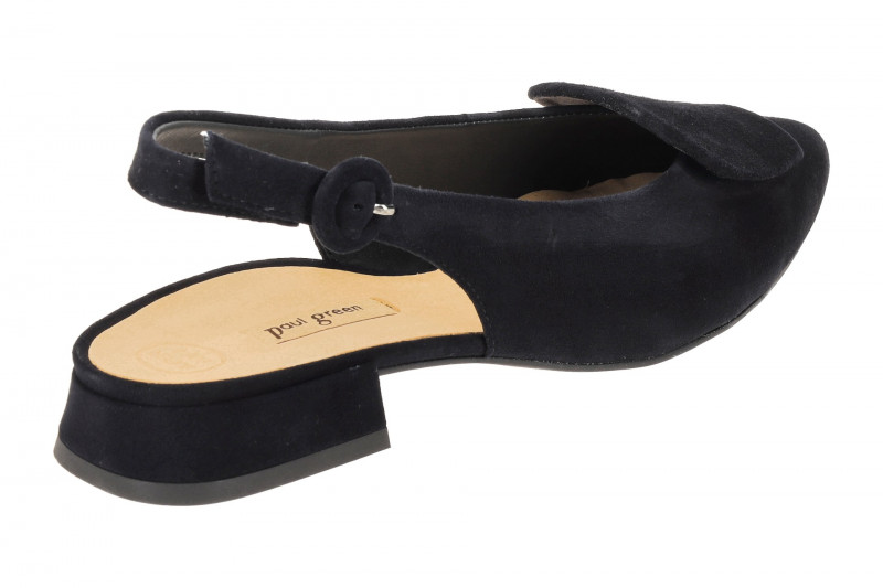 Paul Green Sling Pumps blau Slingback 6090