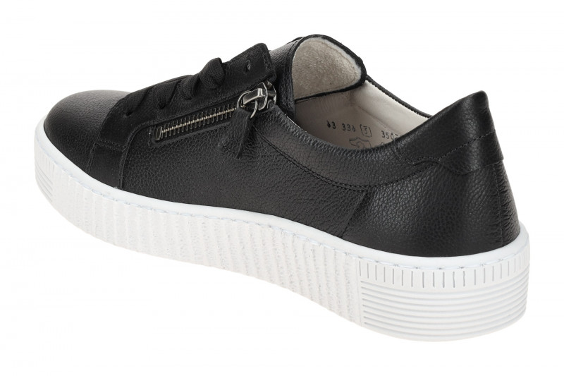 Gabor Schuhe Sneakers schwarz weiß 83.334.27