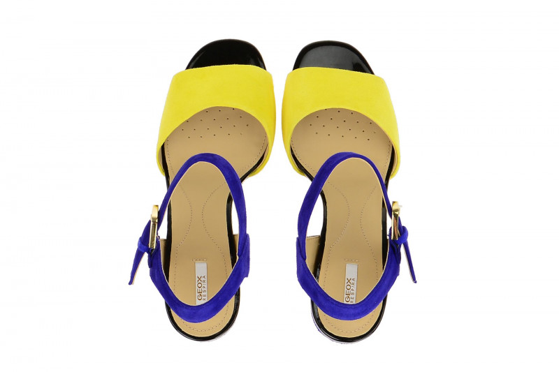 Geox Marilyse Sandalen gelb blau - D724UB