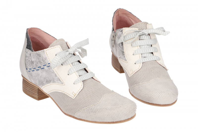 Charme Schuhe grau weiß kombi 0906G