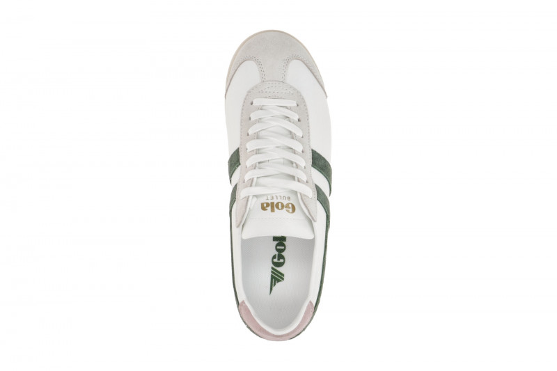 Gola Bullet Pure Damen Sneakers Schuhe weiß grün CLA366