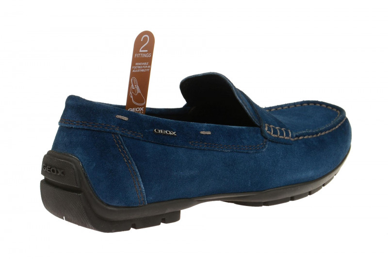 Geox Mokassin Monet Slipper blau ocean